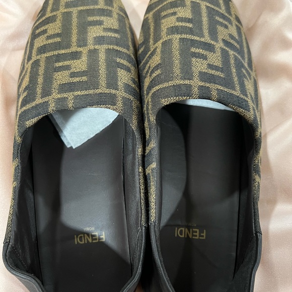 FENDI ZUCCA Signature MONOGRAM Slippers Size 38 - Picture 12 of 12